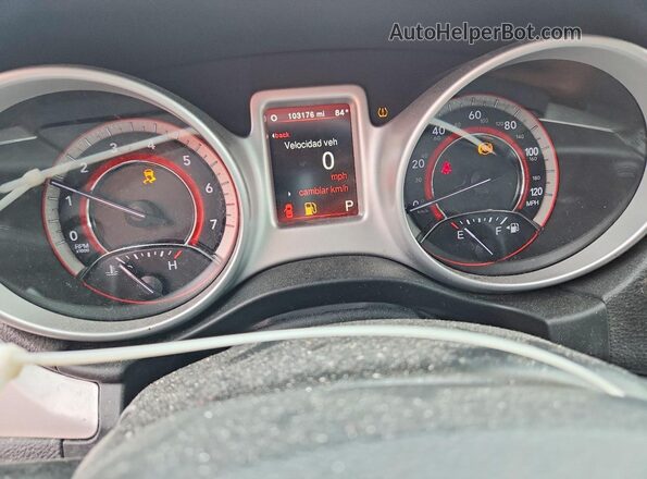 3C4PDDGG9HT541480 2017 DODGE JOURNEY Blue Vista del cuadro de instrumentos