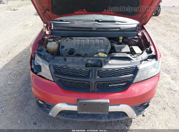 3C4PDDGG9HT553287 2017 DODGE JOURNEY Red უკანა ხედი