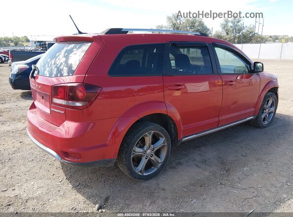 3C4PDDGG9HT553287 2017 DODGE JOURNEY Red უკანა მარჯვენა