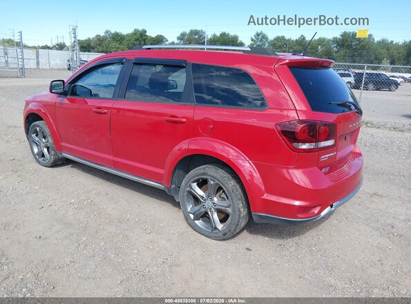 3C4PDDGG9HT553287 2017 DODGE JOURNEY Red უკანა მარცხენა