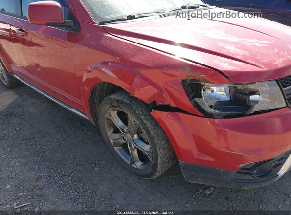 3C4PDDGG9HT553287 2017 DODGE JOURNEY Red წინა ხედი