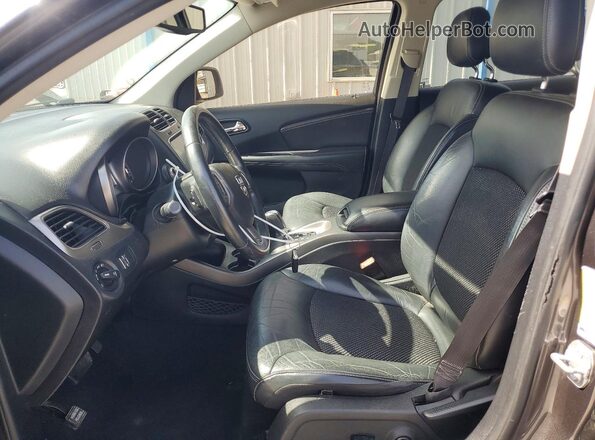 3C4PDDGG9JT197204 2018 DODGE JOURNEY Gray Widok wnętrza z przodu
