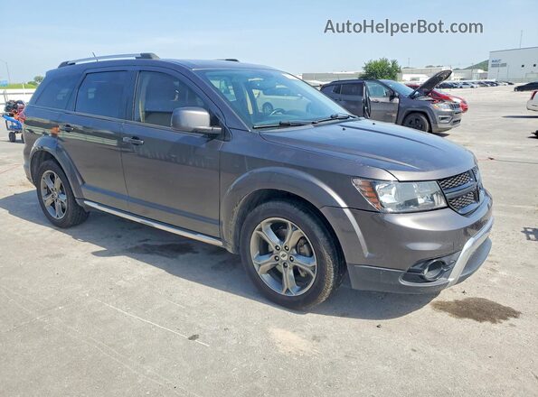 3C4PDDGG9JT197204 2018 DODGE JOURNEY Gray Przód prawy