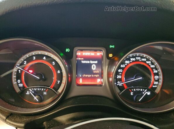 3C4PDDGG9JT212476 2018 DODGE JOURNEY Gray Вид щитка приладів