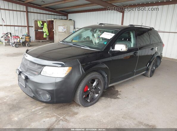 3C4PDDGG9JT387794 2018 DODGE JOURNEY Black წინა მარცხენა ხედი სამი მეოთხედიდან