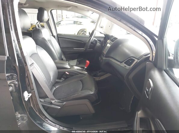 3C4PDDGG9JT387794 2018 DODGE JOURNEY Black წინა სალონის ხედი