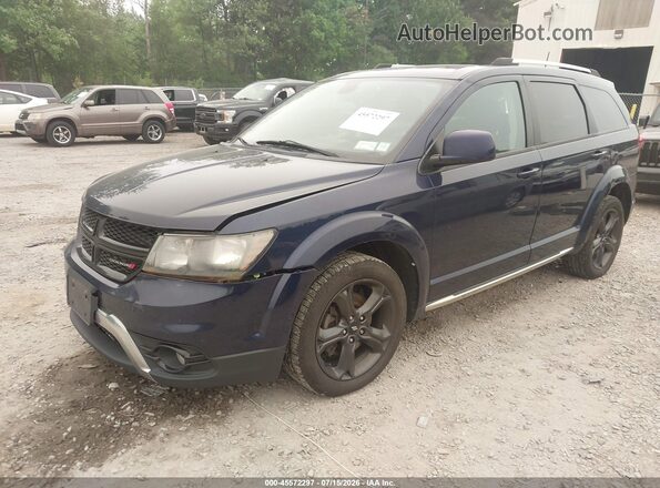 3C4PDDGG9JT499222 2018 DODGE JOURNEY Синий Передняя левая четверть