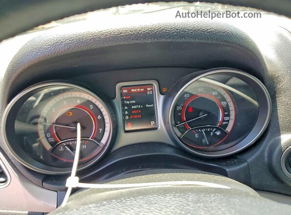 3C4PDDGGXJT450384 2018 DODGE JOURNEY White Widok zestawu wskaźników