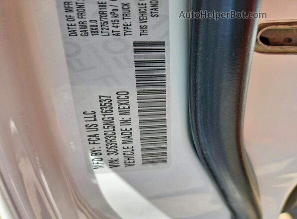 3C63R3CL5NG163537 2022 RAM 3500 White ძრავის განყოფილების ხედი