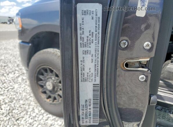3C63R3GLXLG291764 2020 RAM 3500 Black Widok naklejki z numerem VIN