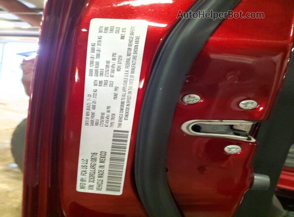 3C63R3JL4RG108716 2024 RAM 3500 Red VIN կոդի պիտակի տեսք
