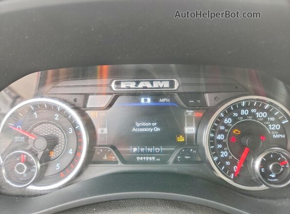 3C63R3JLXNG152696 2022 RAM 3500 White ხელსაწყოთა პანელის ხედი