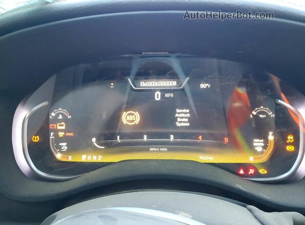 3C63R5FL4TG206737 2026 RAM 2500 Black Instrument cluster view