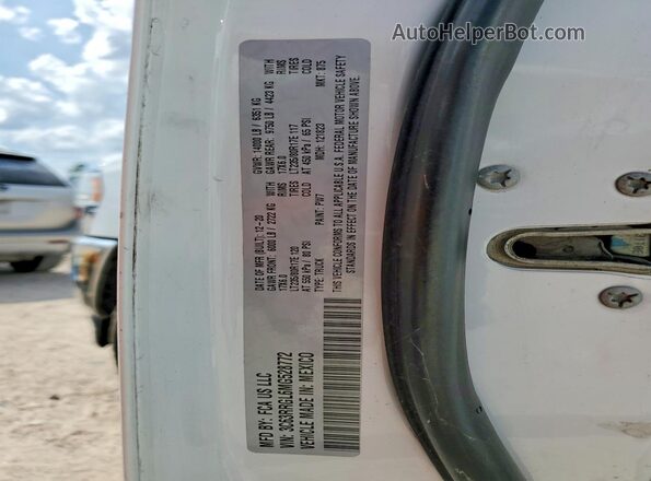 3C63RRGL6MG528772 2021 RAM 3500 White Vista de la etiqueta del VIN