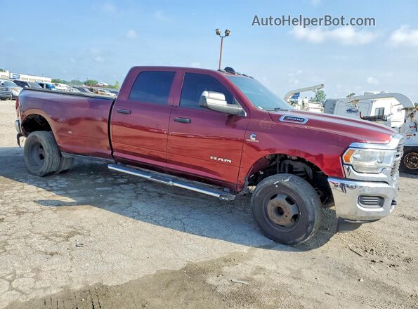 3C63RRGLXMG623190 2021 RAM 3500 Burgundy Front right