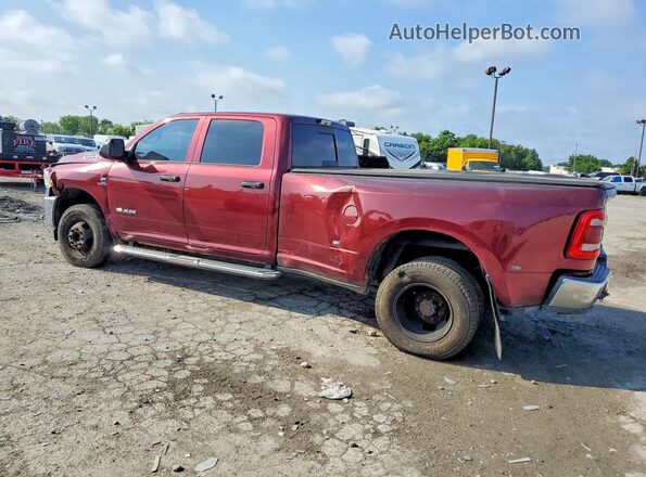 3C63RRGLXMG623190 2021 RAM 3500 Burgundy Rear left