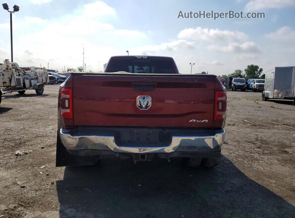 3C63RRGLXMG623190 2021 RAM 3500 Burgundy Rear view