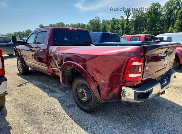 3C63RRJL3NG136388 2022 RAM 3500 Burgundy Tył lewy
