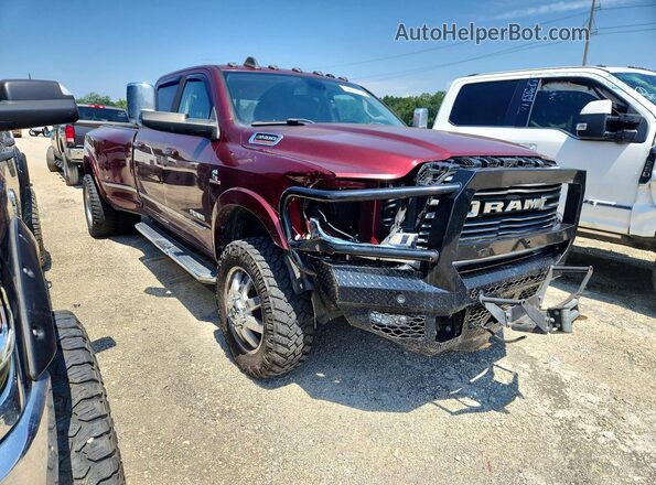 3C63RRJL3NG136388 2022 RAM 3500 Burgundy Przód prawy