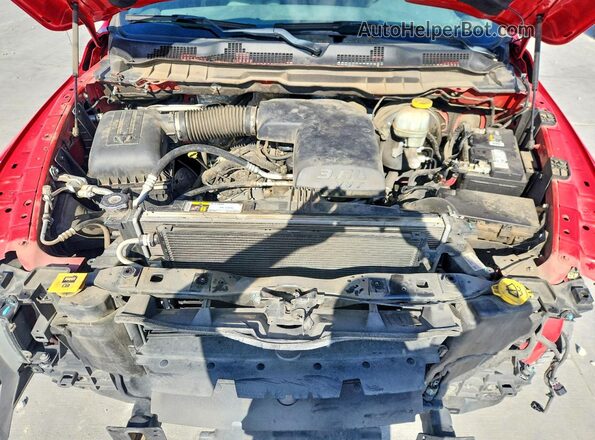 3C6JR6AG6JG158176 2018 RAM 1500 Red Vista interior trasera