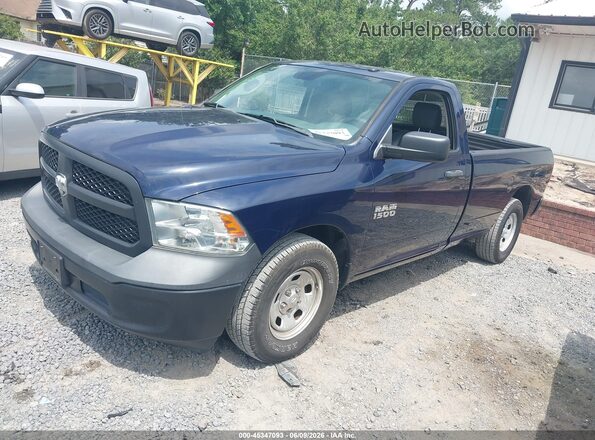 3C6JR6DG2JG323572 2018 RAM 1500 Blue Передня ліва чверть