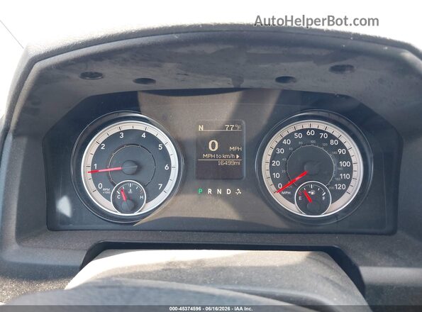 3C6JR6DG4HG764663 2017 RAM 1500 White უკანა სავარძლების ხედი