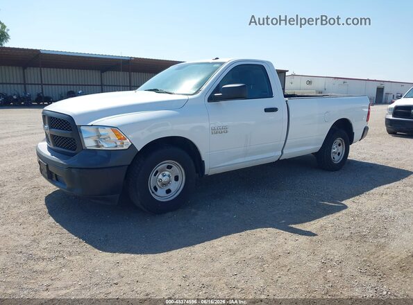 3C6JR6DG4HG764663 2017 RAM 1500 White წინა მარცხენა ხედი სამი მეოთხედიდან