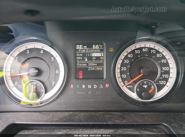 3C6JR6DG9KG569388 2019 RAM 1500 CLASSIC Коричневый Вид задних сидений