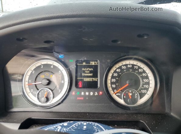 3C6JR7ATXHG608005 2017 RAM 1500 Black Widok zestawu wskaźników