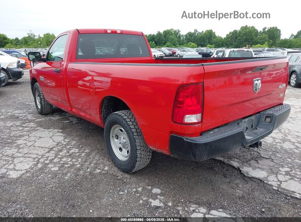 3C6JR7DG3HG765356 2017 RAM 1500 Red Задня ліва чверть