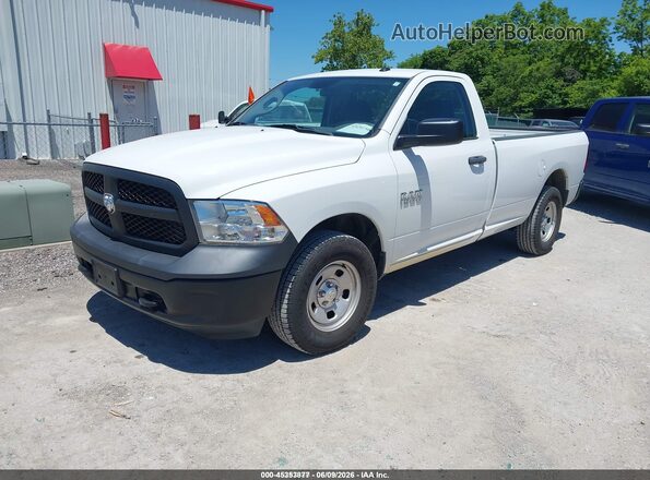 3C6JR7DG6HG765318 2017 RAM 1500 White Առջևի ձախ երեք քառորդ տեսարան