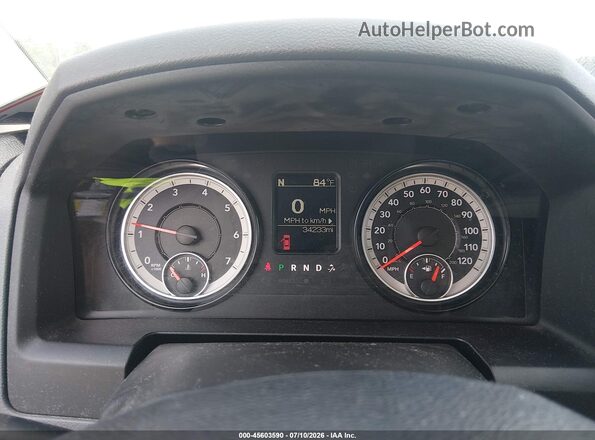 3C6JR7DT2GG320490 2016 RAM 1500 Gray Widok tylnych siedzeń