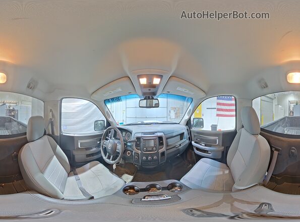 3C6JR7DT9GG195522 2016 RAM 1500 White Widok wnętrza 360 stopni