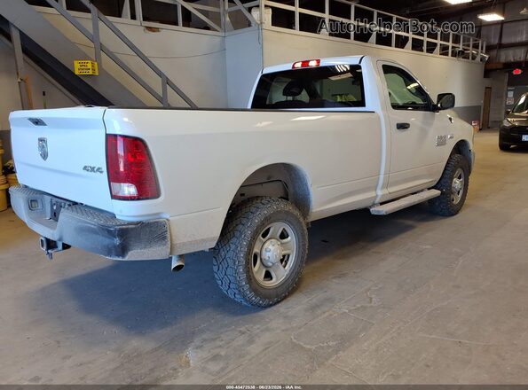 3C6LR5AT5JG287610 2018 RAM 2500 Белый Задняя правая четверть