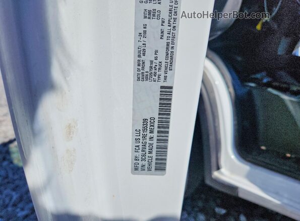 3C6LRVAG1RE155339 2024 RAM PROMASTER White Շարժիչի բաժամունքի տեսք