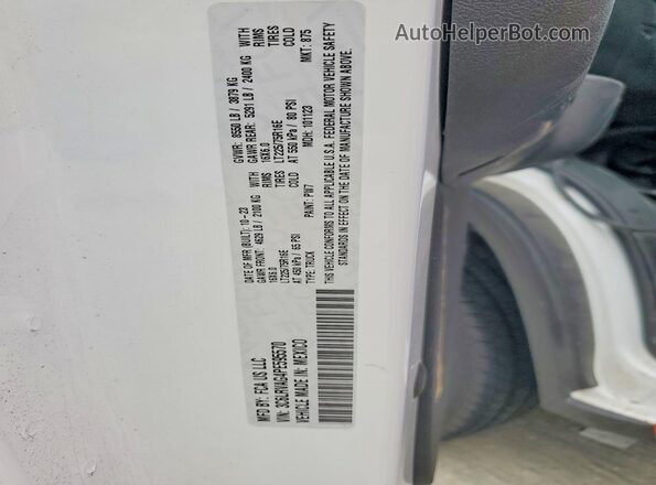 3C6LRVAG4PE595570 2023 RAM PROMASTER White Вид наклейки з VIN-кодом