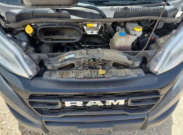 3C6LRVBG9PE503559 2023 RAM PROMASTER White უკანა სალონის ხედი