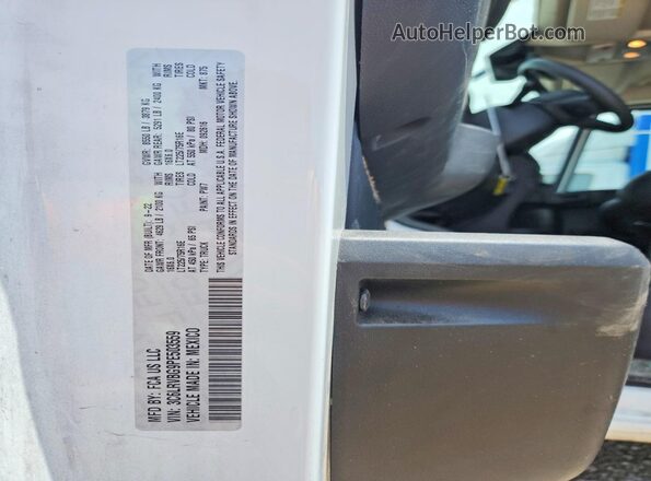 3C6LRVBG9PE503559 2023 RAM PROMASTER White ძრავის განყოფილების ხედი