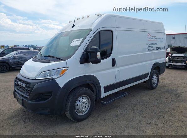 3C6LRVBG9PE528686 2023 RAM PROMASTER 1500 White Առջևի ձախ երեք քառորդ տեսարան