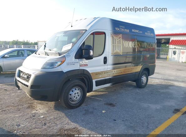 3C6LRVCG8ME518046 2021 RAM PROMASTER 2500 White Vista tres cuartos delantera izquierda