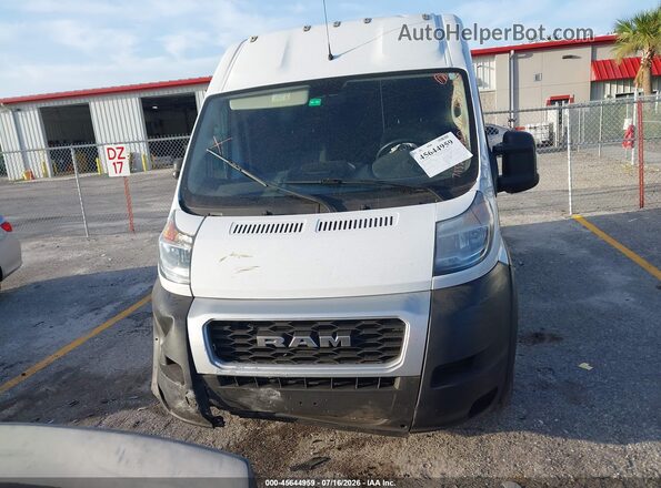 3C6LRVCG8ME518046 2021 RAM PROMASTER 2500 White Vista del cuadro de instrumentos