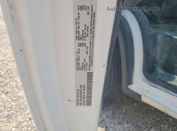 3C6LRVDG0PE571696 2023 RAM PROMASTER White Vista de la etiqueta del VIN