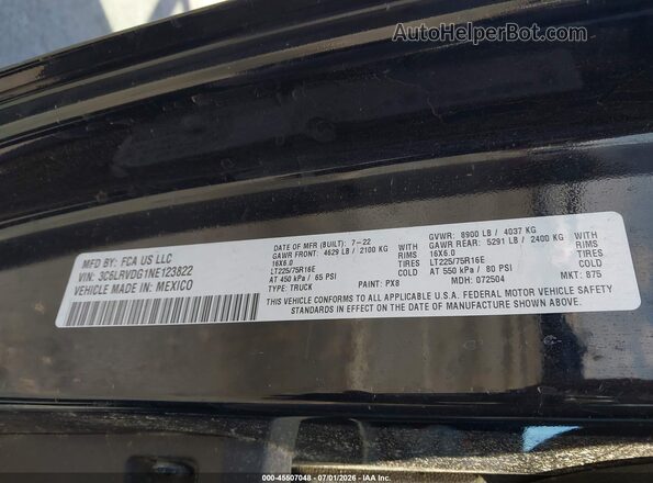 3C6LRVDG1NE123822 2022 RAM PROMASTER 2500 Black Շարժիչի բաժամունքի տեսք
