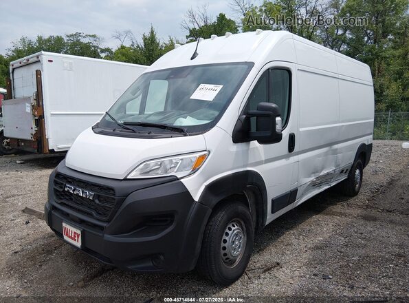 3C6LRVDG1RE155109 2024 RAM PROMASTER 2500 White Vista tres cuartos delantera izquierda