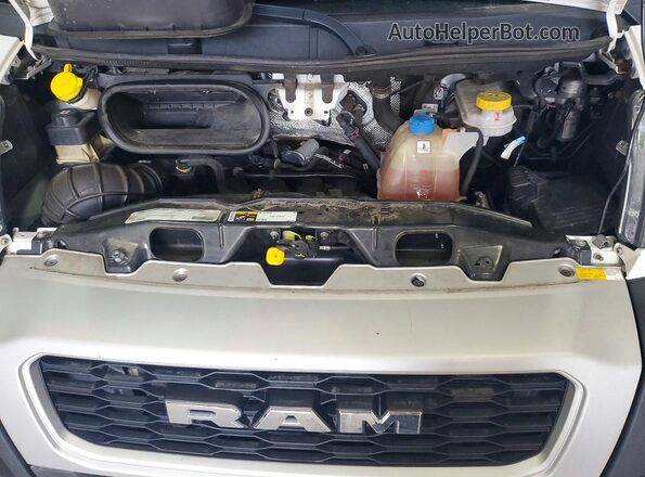 3C6LRVDG3ME516381 2021 RAM PROMASTER White ძრავის განყოფილების ხედი