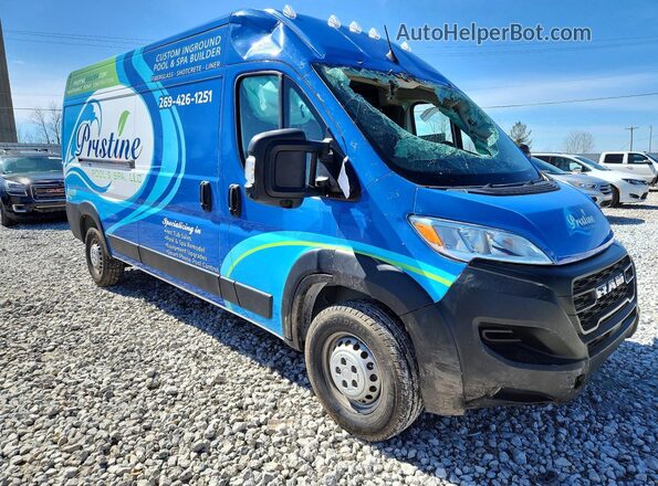 3C6LRVDG4PE504714 2023 RAM 2500 Blue Przód prawy
