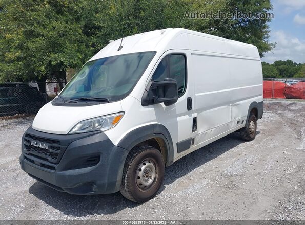 3C6LRVDG9PE588142 2023 RAM PROMASTER 2500 White წინა მარცხენა ხედი სამი მეოთხედიდან