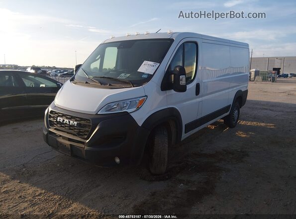 3C6LRVVG6SE512451 2025 RAM PROMASTER 2500 White წინა მარცხენა ხედი სამი მეოთხედიდან