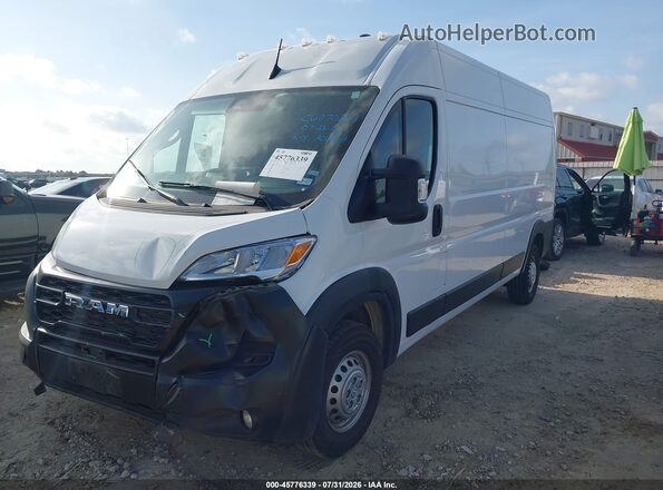 3C6MRVHG6SE548320 2025 RAM PROMASTER 3500 White Առջևի ձախ երեք քառորդ տեսարան
