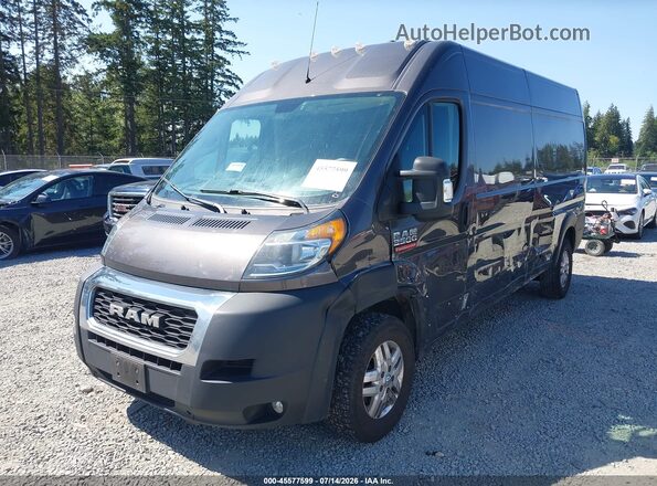 3C6MRVHGXME519549 2021 RAM PROMASTER 3500 Gray წინა მარცხენა ხედი სამი მეოთხედიდან